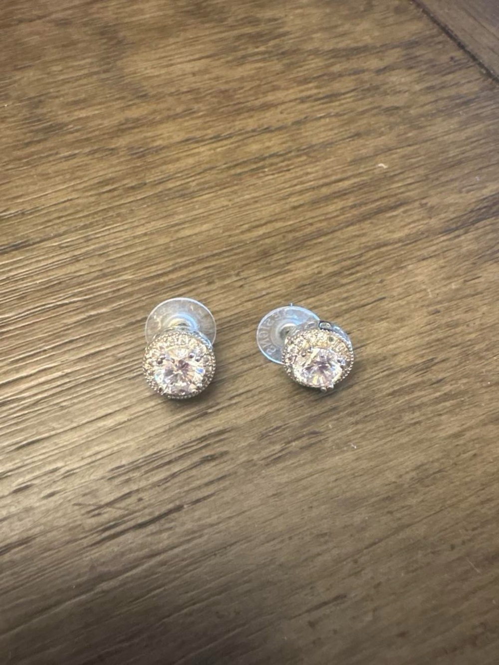 Premier Designs Vintage “Laura” CZ Halo Stud Earrings - Women Jewelry